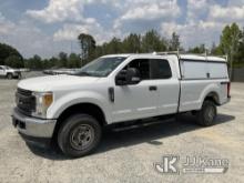 2017 Ford F250 4x4 Extended-Cab Pickup Truck Duke Unit) (Runs & Moves)(Jump To Start