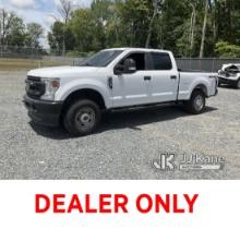2022 Ford F250 4x4 Crew-Cab Pickup Truck Runs & Moves) (Wrecked