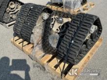 (Reed City, MI) Lot (4) Muddracks ATV Skid Steer Rubber Replacement Tracks