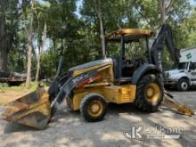 2013 John Deere 310K EP 4x4 Tractor Loader Backhoe Runs, Moves & Operates, No Digging Bucket, Rust &