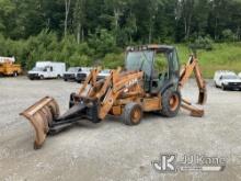 2010 Case 580 Super M 4x4 Tractor Loader Backhoe Runs, Moves & Operates) (Damaged Door Latch, Body &