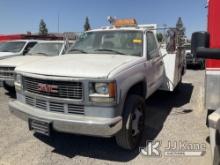 2001 GMC Sierra 3500 Service Truck Runs, Moves, GVWR Label Missing