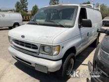 1999 Ford Econoline Cargo Van Not Running, No Crank, Stripped Of Parts, Must Be Towed