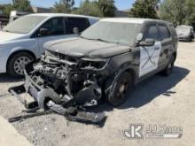 2017 Ford Explorer AWD Police Interceptor Sport Utility Vehicle Not Running, Wrecked, Must Be Towed