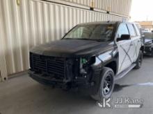 2017 Chevrolet Tahoe Police Package Sport Utility Vehicle Runs & Moves, Stripped Of Parts, Missing F