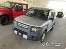 2008 Honda Element Sport Utility Vehicle Runs & Moves, Engine Light is on, Paint Damage