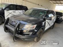 2017 Ford Explorer AWD Police Interceptor Sport Utility Vehicle Runs & Moves, Paint Damage, Transmis