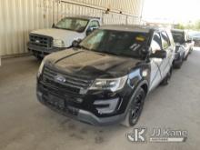 2017 Ford Explorer AWD Police Interceptor Sport Utility Vehicle Runs & Moves,Interior Stripped Of Pa