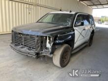 2017 Chevrolet Tahoe Police Package Sport Utility Vehicle Runs & Moves, Stripped Of Parts, Missing F