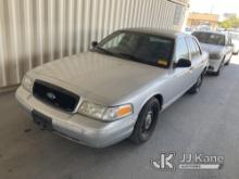 2010 Ford Crown Victoria Police Interceptor 4-Door Sedan Runs & Moves, Air Bag Light Is On, Paint Da