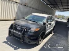 2013 Ford Explorer AWD Police Interceptor Sport Utility Vehicle Runs & Moves, Paint Damage , Transmi