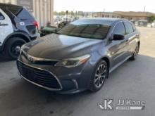 2016 Toyota Avalon 4-Door Sedan Runs & Moves, Passenger Side Front Bumper Clips Damaged