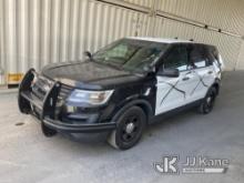 2017 Ford Explorer AWD Police Interceptor Sport Utility Vehicle Runs & Moves, Paint Damage, Bad Tran