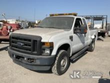 2010 Ford F250 4x4 Pickup Truck Not Running, No Crank, Broken Driver Side Mirror, Must Be Towed