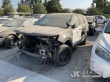 2017 Ford Explorer AWD Police Interceptor Sport Utility Vehicle Not Running, Stripped Of Parts, No K