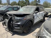 2021 Ford Explorer AWD Police Interceptor Sport Utility Vehicle Not Running, Involved In Collision, 