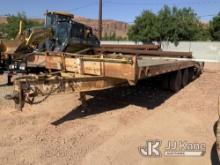 2000 Walton T/A Tagalong Equipment Trailer Seller States: Decking needs repair.