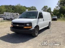 (Smock, PA) 2013 Chevrolet Express G1500 AWD Cargo Van Runs & Moves, Jump To Start, Rust & Body Dama