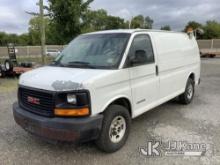 (Plymouth Meeting, PA) 2005 GMC Savana G3500 Cargo Van Runs & Moves, Body & Rust Damage