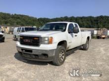 (Smock, PA) 2011 GMC Sierra 3500 4x4 Extended-Cab Pickup Truck Runs & Moves, ABS Light On, Rust, Pai