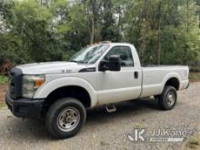 (Hagerstown, MD) 2015 Ford F250 4x4 Pickup Truck Runs & Moves, Jump To Start, Check Engine Light On,