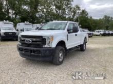 (Smock, PA) 2017 Ford F250 4x4 Extended-Cab Pickup Truck Runs & Moves, TPS Light On, Rust Damage