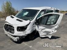 2017 Ford Transit-150 Van Wrecked, Condition Unknown, Deployed Airbags, No Key