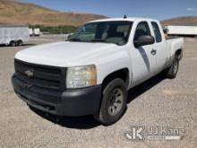 2008 Chevrolet Silverado 1500 4x4 Extended-Cab Pickup Truck Runs & Moves)(TPMS Light On, Driver Door