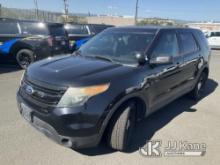 2014 Ford Explorer AWD Police Interceptor 4-Door Sport Utility Vehicle Runs & Moves) (Rear Seats Rem