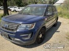 2017 Ford Explorer AWD Police Interceptor 4-Door Sport Utility Vehicle Runs & Moves) (Smoking Occurr