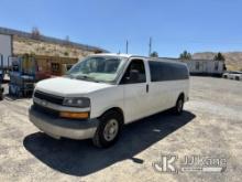 2015 Chevrolet Express G3500 Passenger Van Runs & Moves) (Check Engine Light On, Tire Pressure Light