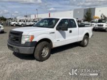 2014 Ford F150 4x4 Extended-Cab Pickup Truck Runs & Moves)( Engine Runs Very Rough, Check Engine Lig