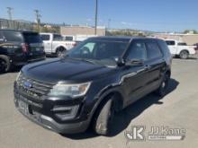 2016 Ford Explorer 4x4 4-Door Sport Utility Vehicle Runs & Moves)  (Tire Pressure Sensor Light Is On