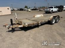 (Helena, MT) 2009 Titan Tilt-top Tagalong Equipment Trailer Bent Frame) (Seller States: Roadworthy