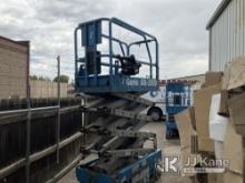 (Keenesburg, CO) 2007 Genie GS1930 Self-Propelled Scissor Lift Runs, Moves & Operates