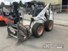 (Portland, OR) 1996 Bobcat 873 Rubber Tired Skid Steer Loader Runs & Moves)( Seller States HYD issue