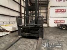 (Albuquerque, NM) 2015 Toyota 8FG80U Solid Tired Forklift, Indoor Warehouse Used Runs, Moves & Opera