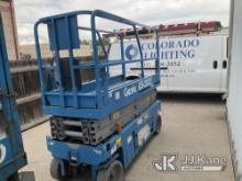 (Keenesburg, CO) 2007 Genie GS2032 Self-Propelled Scissor Lift Runs, Moves & Operates