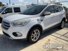 2017 Ford Escape 4-Door Sport Utility Vehicle Runs & Moves)( Body Damage)(FL Residents Purchasing Ti