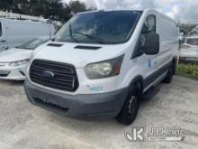 2015 Ford Transit-250 Cargo Van Not Running, Condition Unknown)( Hood Latch Broken Can Not Open Hood