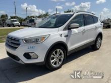 2017 Ford Escape 4-Door Sport Utility Vehicle Runs & Moves)( Body Damage)FL Residents Purchasing Tit