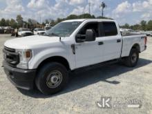 2021 Ford F250 4x4 Crew-Cab Pickup Truck Runs & Moves) (Body/Paint Damage