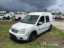 2013 Ford Transit Connect Window Van Runs & Moves)(Jump To Start, Side Door Broken, Body & Paint Dam