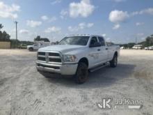 2018 RAM 2500 4x4 Crew-Cab Pickup Truck Runs & Moves) (Check Engine Light On, Body/Paint Damage, AC 