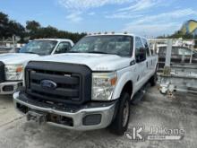 2015 Ford F350 4x4 Crew-Cab Pickup Truck Not Running, Condition Unknown) (FL Residents Purchasing Ti