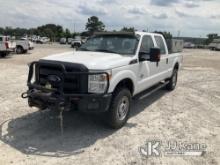 2016 Ford F350 4x4 Crew-Cab Pickup Truck, (GA Power Unit) Runs & Moves) ( Engine Winding Noise, Body