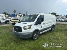 2015 Ford Transit-250 Cargo Van Runs & Moves)( Paint & Body Damage, Check Engine Light On, Rust Dama