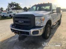 2015 Ford F250 4x4 Extended-Cab Pickup Truck Not Running, Condition Unknown) (FL Residents Purchasin