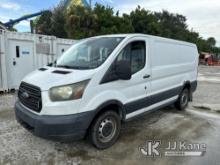 2015 Ford Transit-250 Cargo Van Will Not Stay Running, Moves)( Check Engine Light On)FL Residents Pu