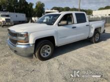 2017 Chevrolet Silverado 1500 4x4 Crew-Cab Pickup Truck Runs & Moves) (Paint Damage